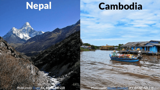 cambodia vs nepal_data standards_DG