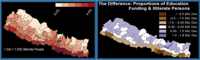 <p>Two Nepal Maps</p>