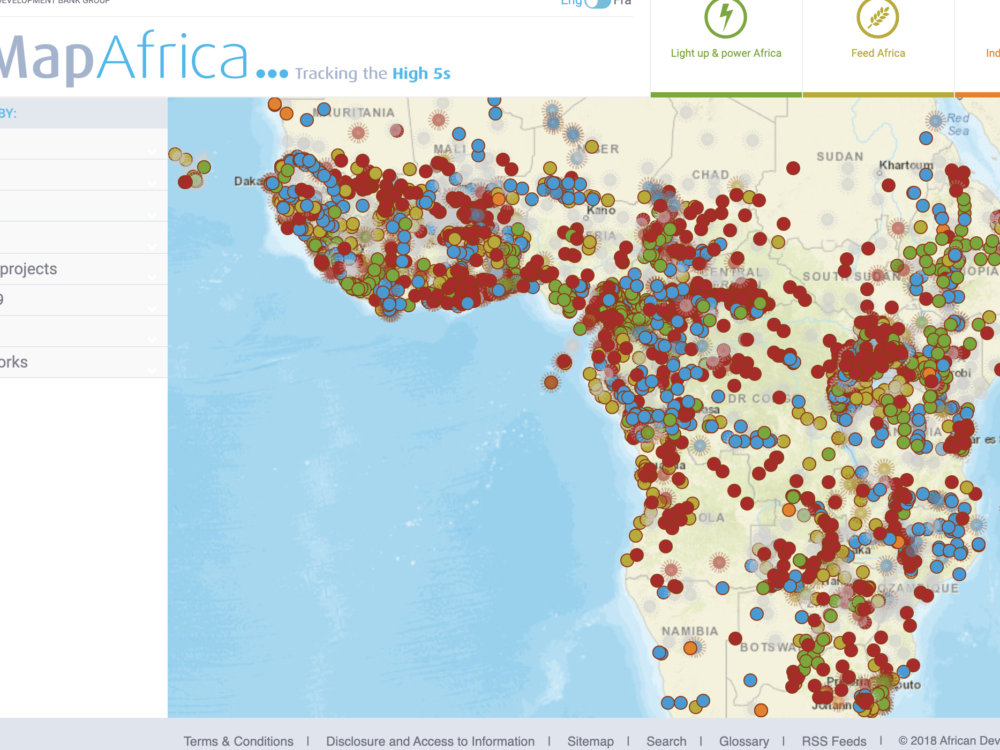 MapAfrica: Interactive Dashboard of the African Development Bank’s Portfolio