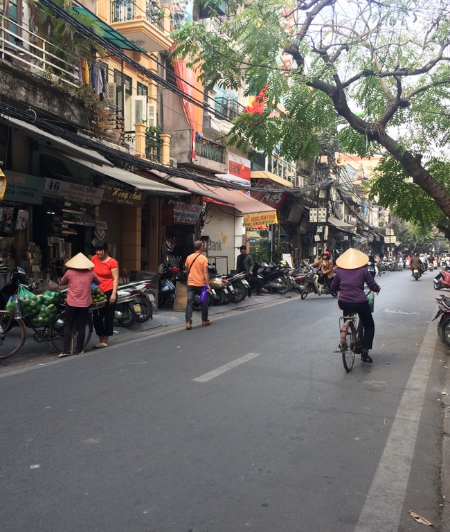 A streetview of Vietnam