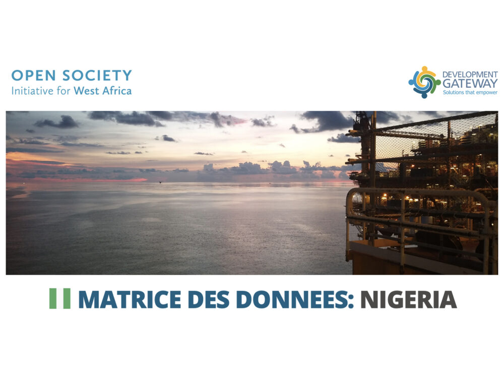 Nigeria - Matrice Des Donnees