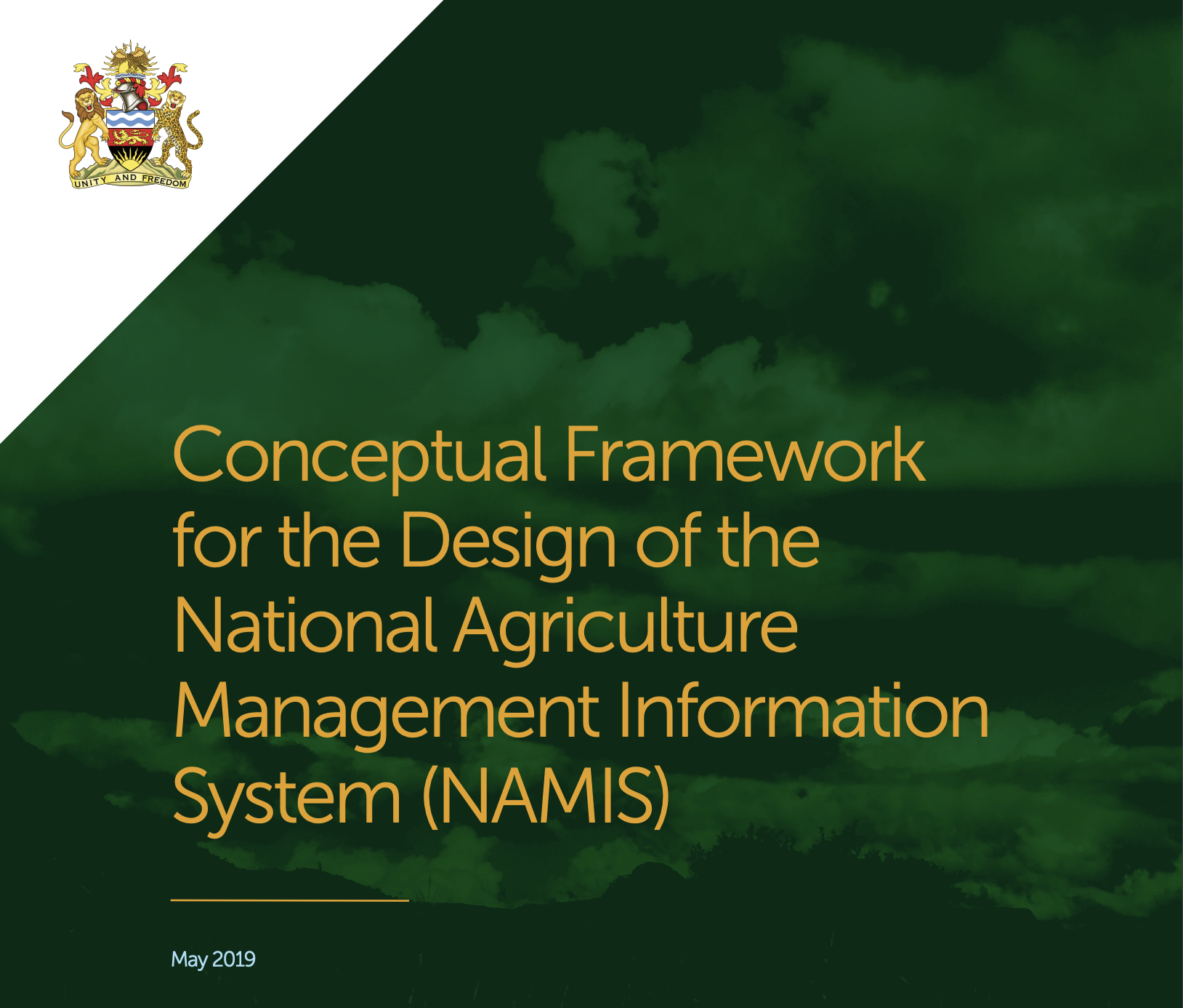 Conceptual Framework for the Design of the National Agriculture