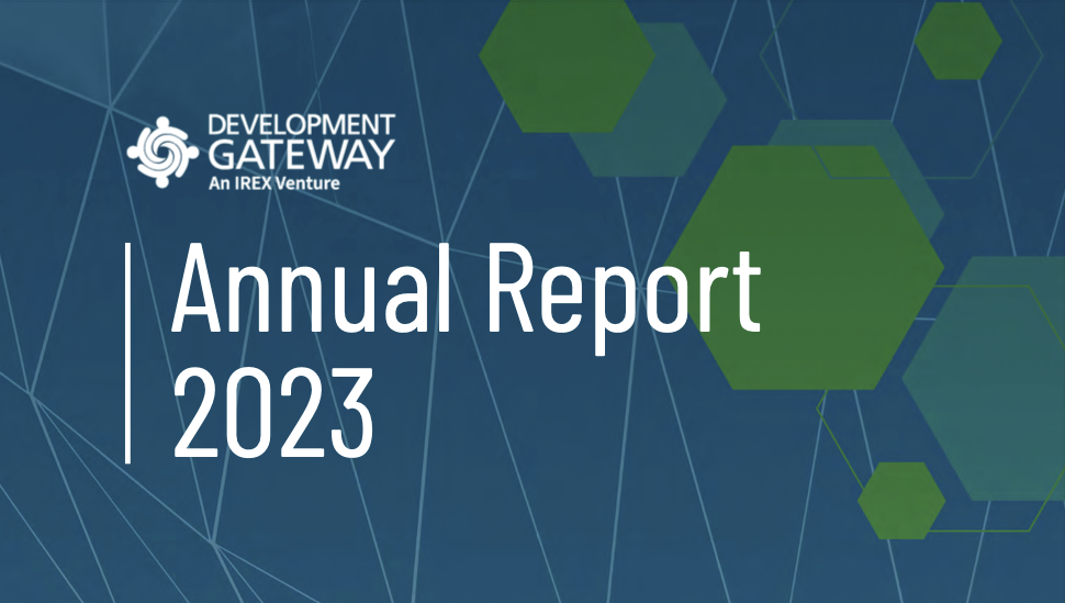 Resources – Development Gateway: An IREX Venture – Data and digital ...
